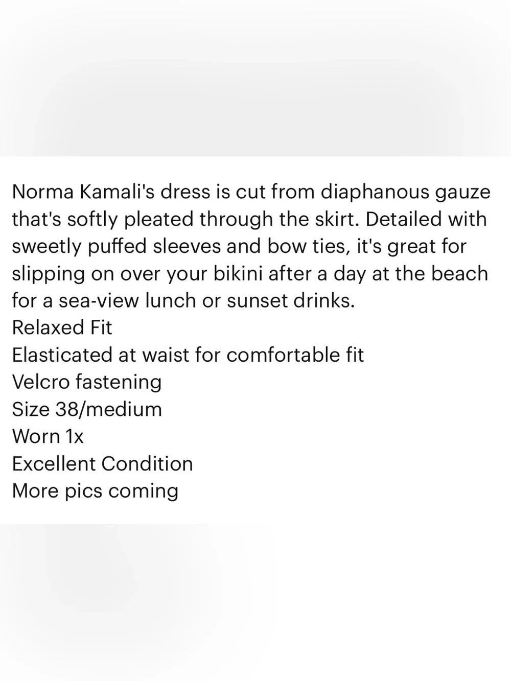 NORMA KAMALI • Sheer Black Bow Midi Dress - Absolutely Stunning - Picture 8 of 13